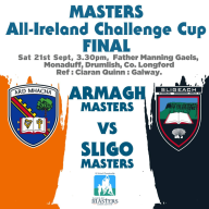 2024 Masters Challenge Cup Final Armagh v Sligo